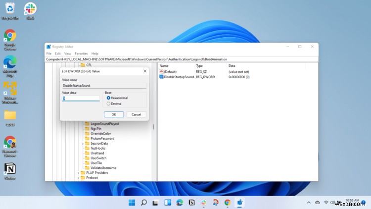 Cách bật hoặc tắt âm thanh khởi động trên Windows 11?
