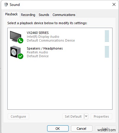 Cách tìm Bảng điều khiển âm thanh trong Windows 11?