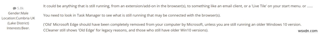 CCleaner Microsoft Edge đã bị bỏ qua trên Windows 11?