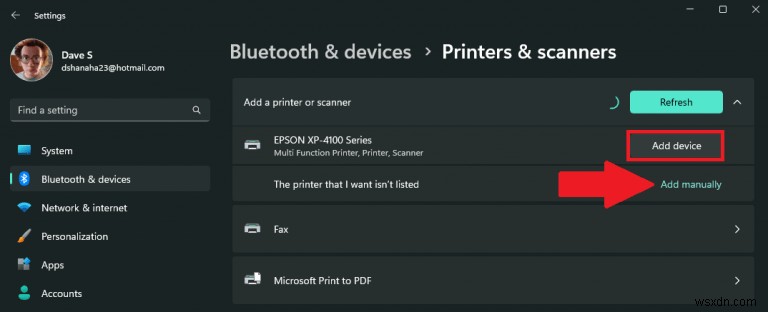 Cách thêm máy in hoặc máy quét trên Windows 11