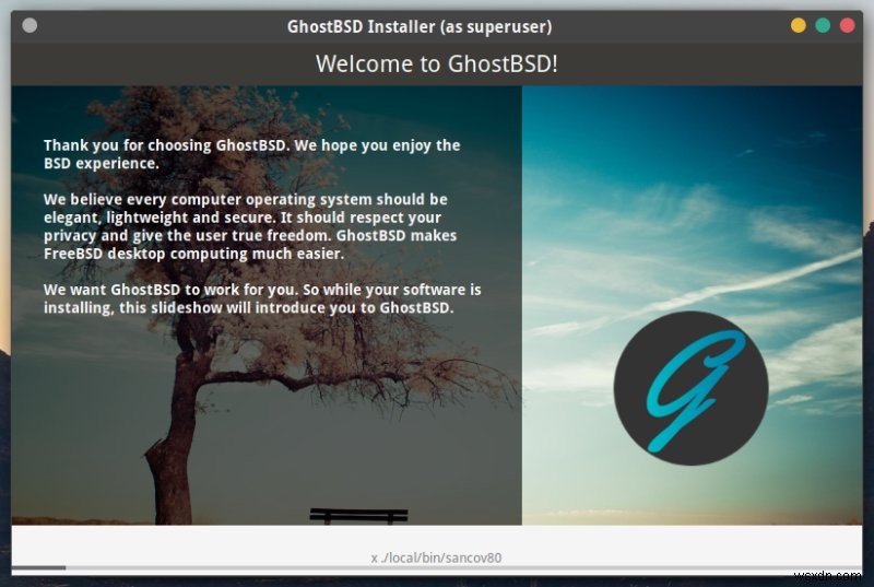 GhostBSD 20 - Khi có vấn đề xảy ra với Tux của bạn