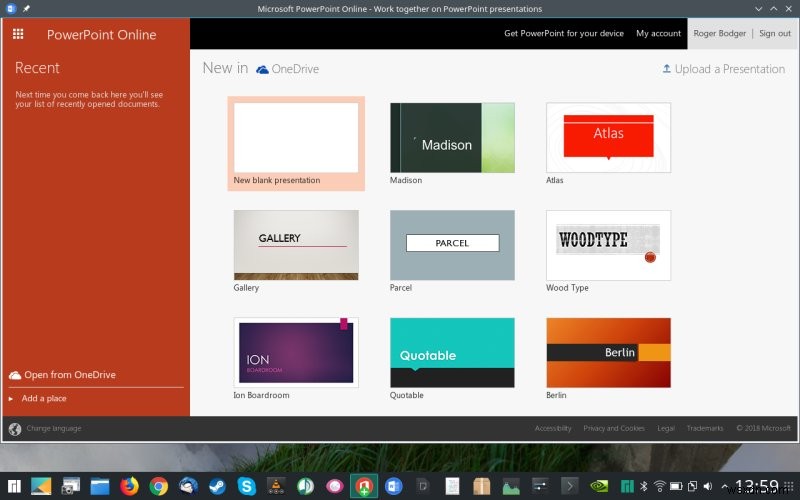 Manjaro + Microsoft Office Online - Ừ, đến đây