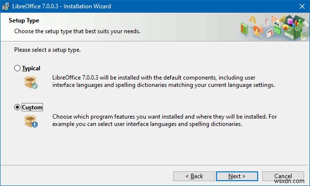 LibreOffice 7.0 - Ngôn từ rất không cần thiết