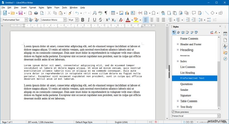 LibreOffice 7.0 - Ngôn từ rất không cần thiết