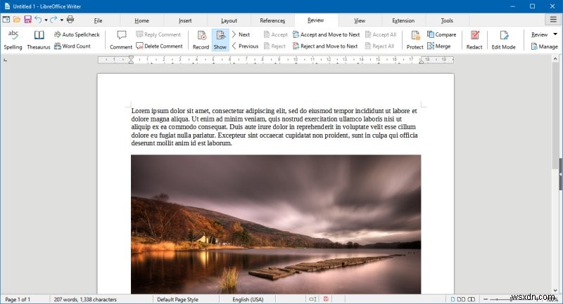 LibreOffice 7.0 - Ngôn từ rất không cần thiết