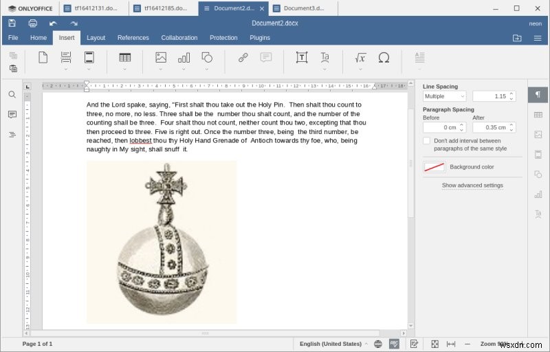 OnlyOffice Desktop Editors 5.5.1 - Tốt nhưng có thể tốt hơn nữa