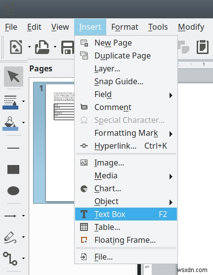Cách chỉnh sửa biểu mẫu PDF trong Linux - với LibreOffice