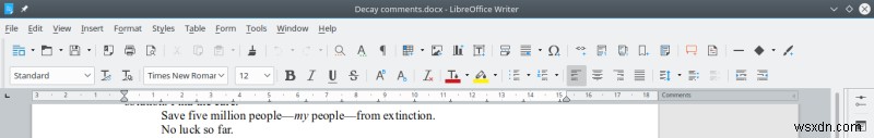 Làm cho LibreOffice hiệu quả hơn trong Plasma