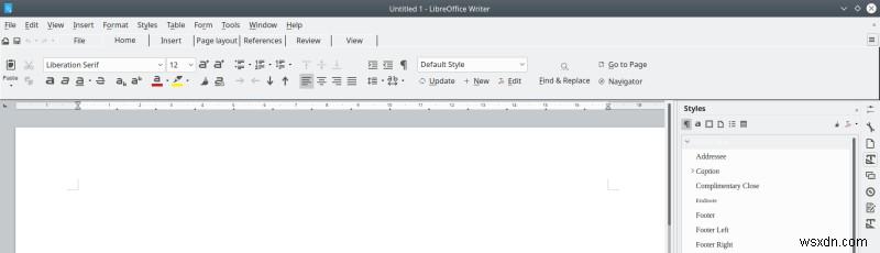 Làm cho LibreOffice hiệu quả hơn trong Plasma