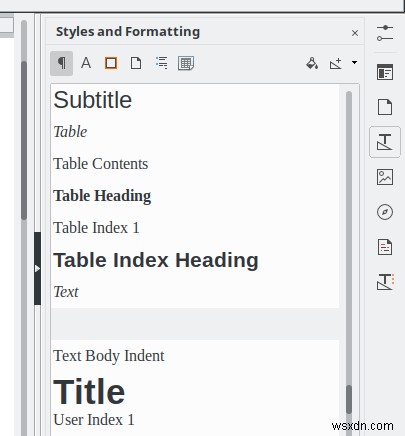 Phong cách LibreOffice - Phong cách của tôi là quả bom didi bom di deng