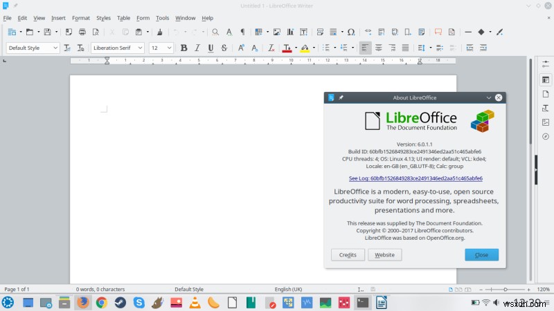 LibreOffice 6.0 - Những phông chữ tuyệt vời, nhân hậu, tuyệt vời!