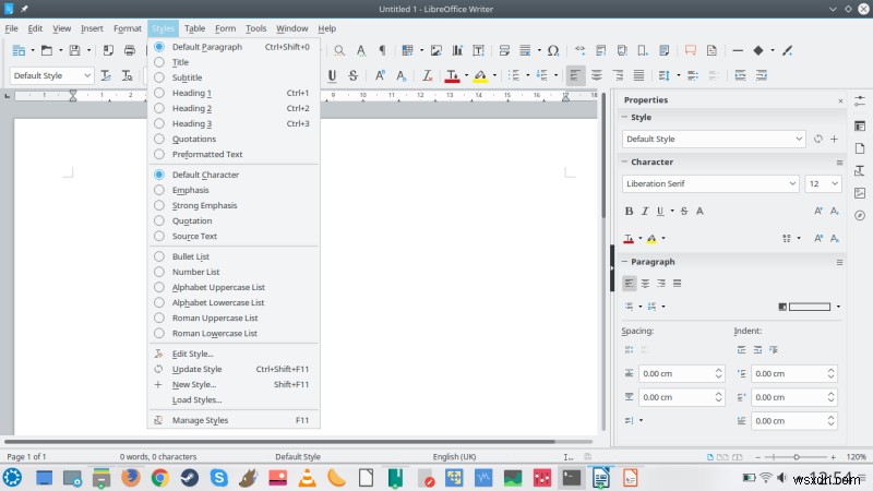 LibreOffice 6.0 - Những phông chữ tuyệt vời, nhân hậu, tuyệt vời!