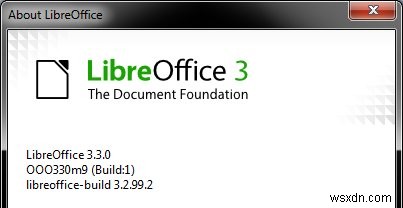 LibreOffice - Khởi đầu