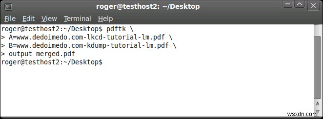 Cách hợp nhất tài liệu PDF trong Linux - Hướng dẫn