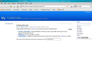 TiddlyWiki - Sổ tay, blog, wiki, trang web - tất cả trong một