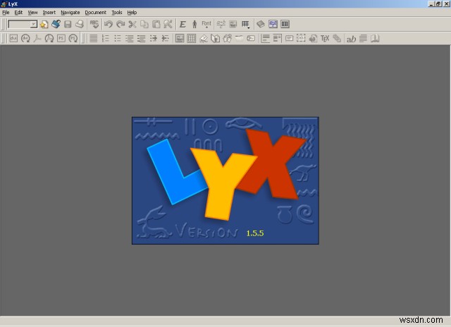 LyX - Trình xử lý tài liệu mạnh mẽ