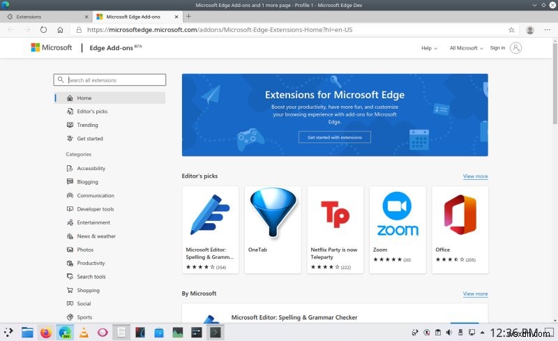 Microsoft Edge cho Linux - Kẻ thách thức xuất hiện