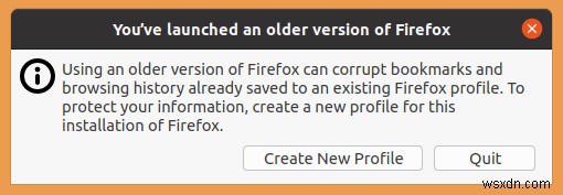 Firefox &cách sử dụng lại hồ sơ cũ