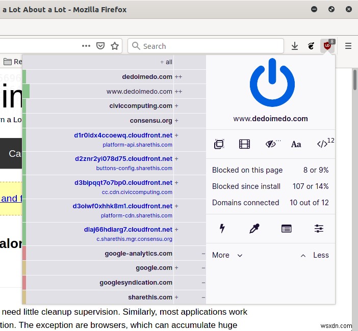 UBlock Origin - công cụ thanh lọc Internet mạnh mẽ