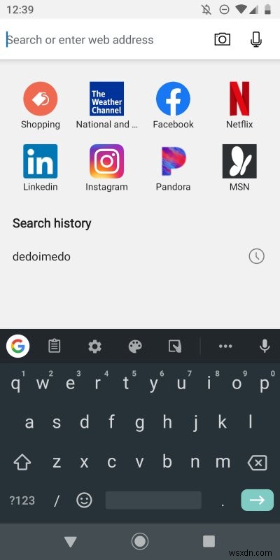 Microsoft Edge trên Android - Coi chừng, vật sắc nhọn