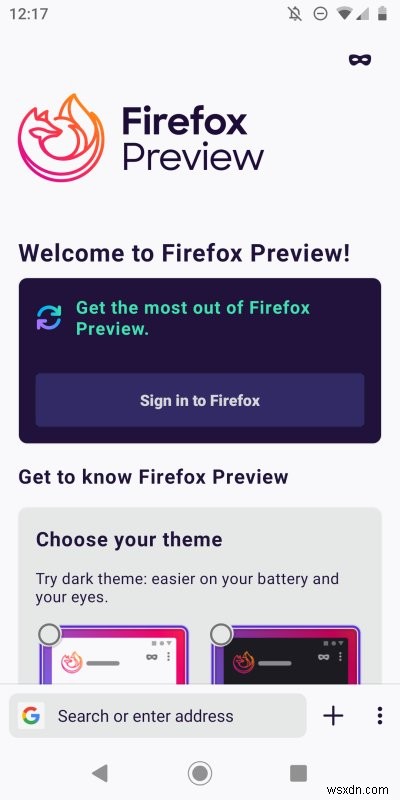 Bản xem trước Firefox dành cho Android - Thú vị