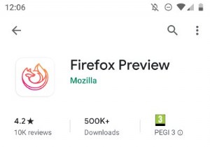 Bản xem trước Firefox dành cho Android - Thú vị