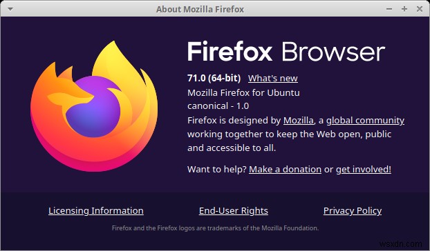 Firefox 71 &72 - Một số phiên bản cũ đã trở lại