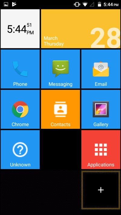 Làm cho Android trông giống như Windows Phone - thử nghiệm năm 2019