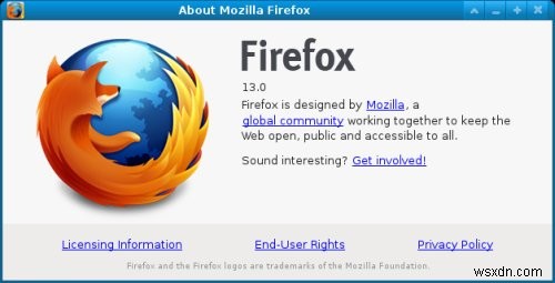 Firefox 13 - đánh giá về các loại