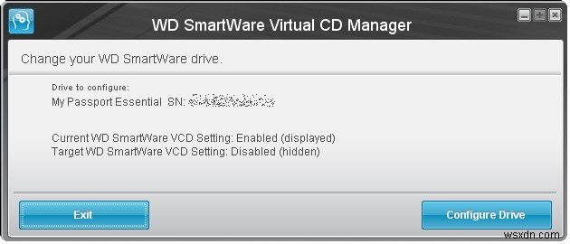 Cách xóa phân vùng Virtual CD (VCD) ẩn trên ổ đĩa ngoài Western Digital của bạn