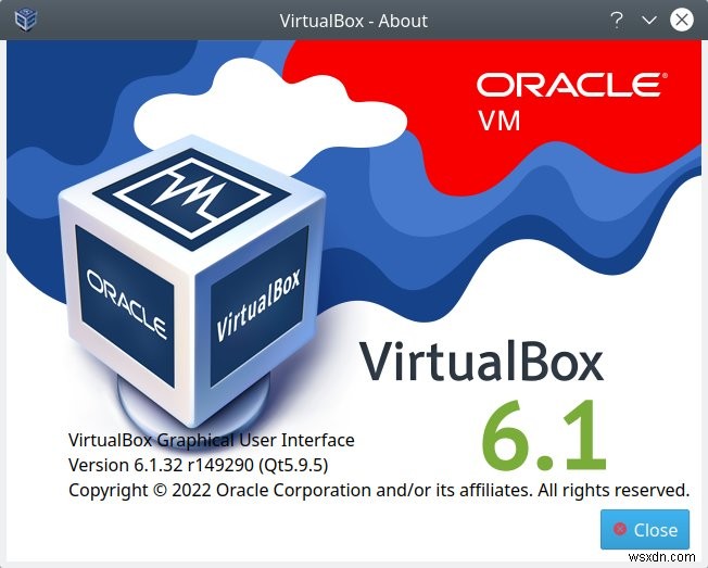 VirtualBox &lỗi NS_ERROR_FAILURE