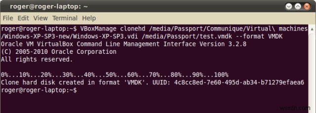 Cách chuyển đổi VirtualBox VDI sang đĩa VMware VMDK