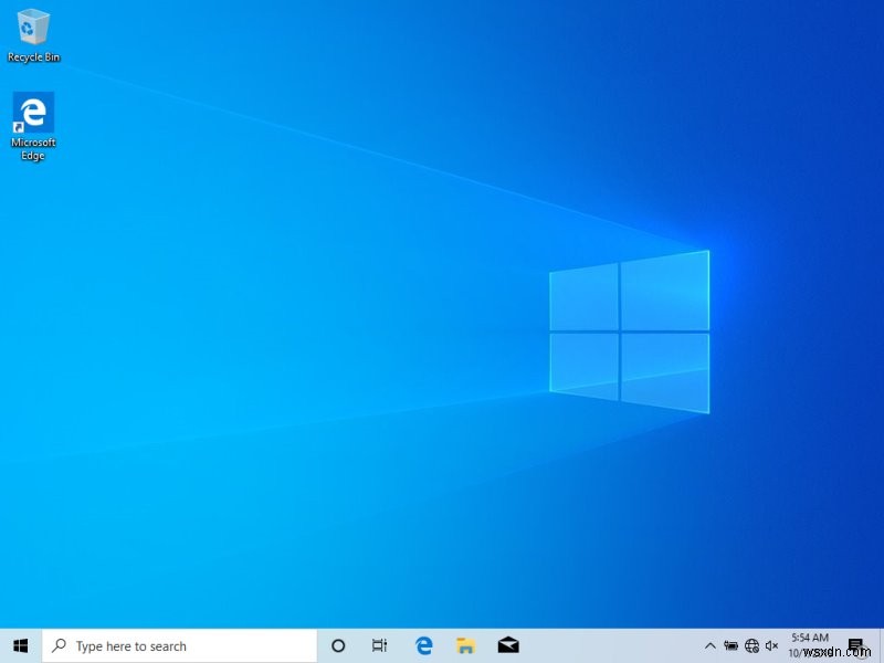 Windows 10 bản dựng gần đây &thiết lập tài khoản cục bộ