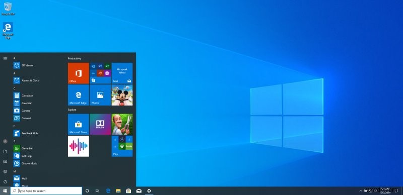 Windows 10 bản dựng gần đây &thiết lập tài khoản cục bộ