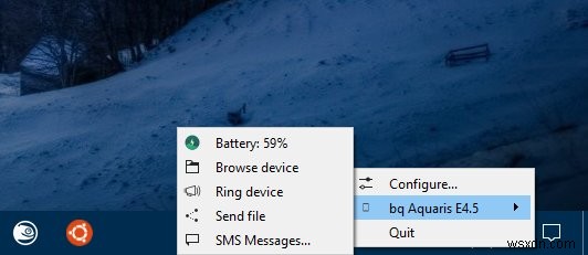 KDE Connect trên Windows - Lén chụp đỉnh