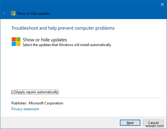 Windows 10 - Cách ẩn các bản cập nhật
