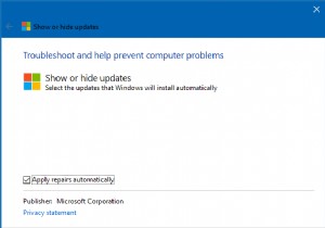 Windows 10 - Cách ẩn các bản cập nhật