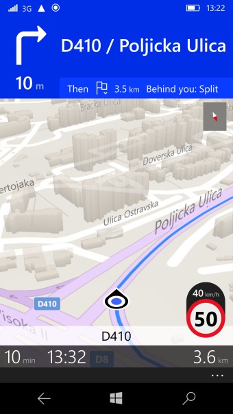 Điều hướng Windows Phone - Kiểm tra đường bộ