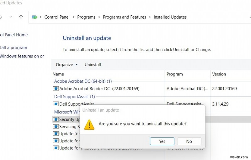 Windows 11:Cách gỡ cài đặt Windows Update (4 cách)