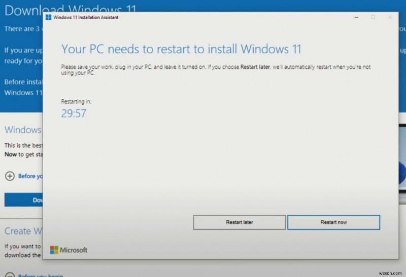 Nâng cấp miễn phí Windows 11:Sử dụng Trợ lý cài đặt Windows 11