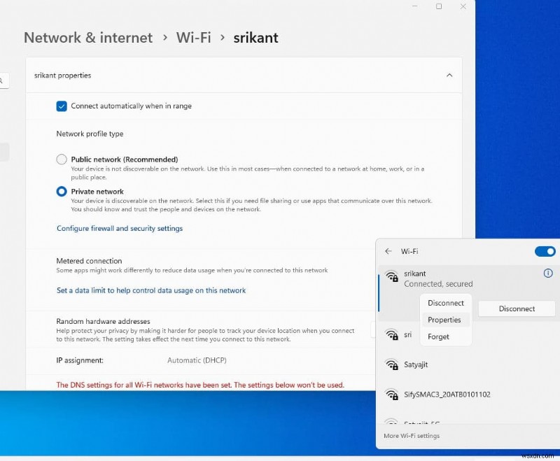 Wi-Fi liên tục ngắt kết nối trên Windows 11 (9 cách khắc phục sự cố)