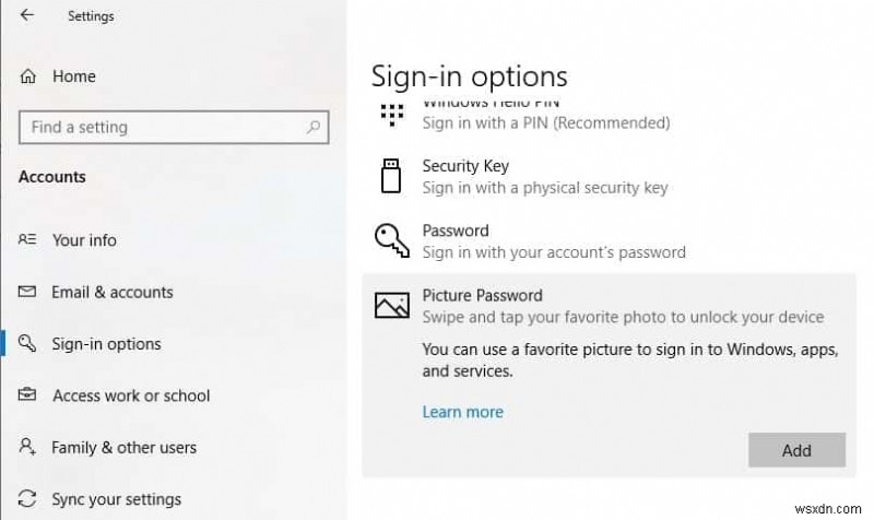 Cách tạo mật khẩu cho tài khoản người dùng windows 10