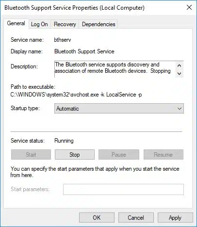 Đã giải quyết:Thiếu biểu tượng Bluetooth trên khay hệ thống trong Windows 10