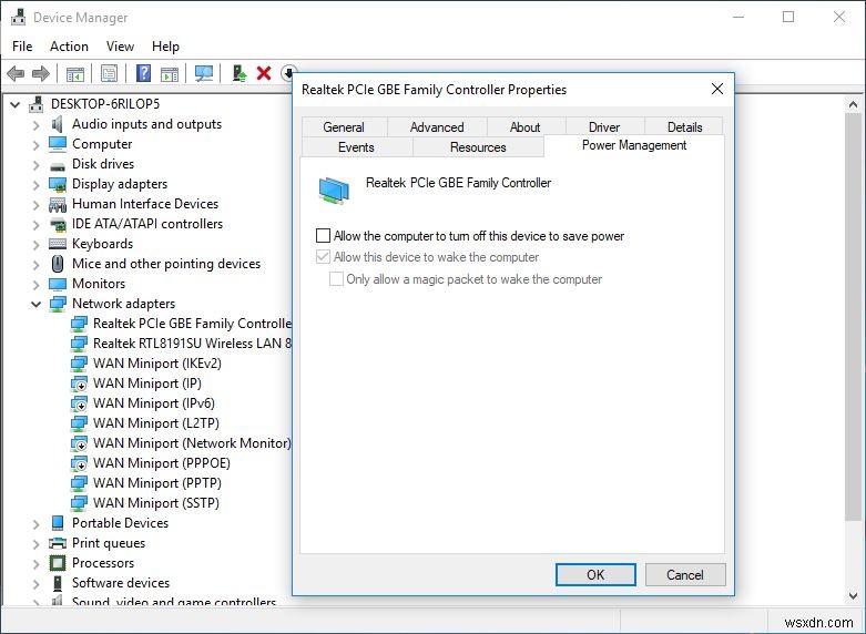 Cổng mặc định không khả dụng sau khi cập nhật Windows 10 21H2