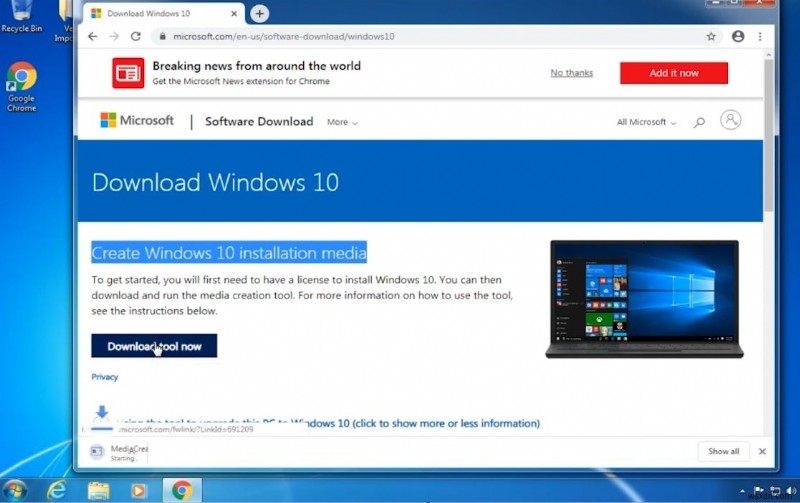 Cách tải xuống miễn phí windows 10 (Đã giải thích)