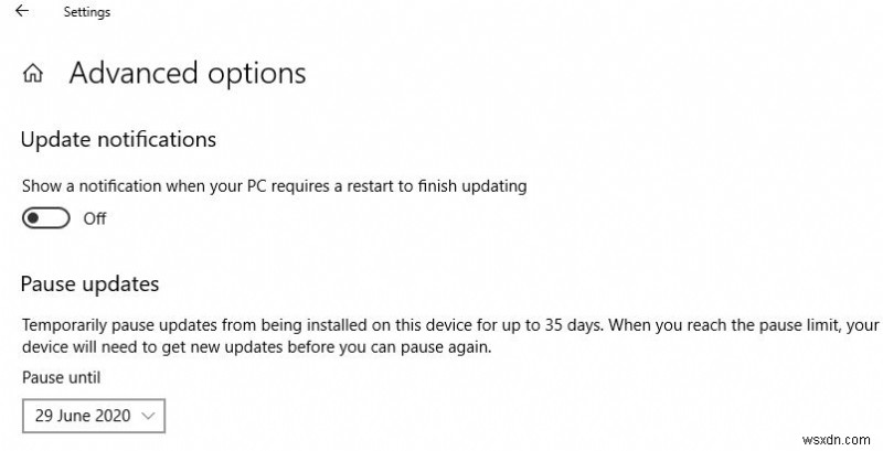 Cách tắt cập nhật tự động trên Windows 10 (Phiên bản gia đình)