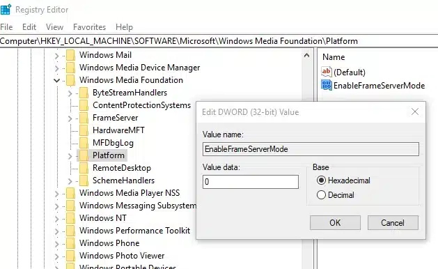 Đã giải quyết:Không thể tìm thấy lỗi máy ảnh của bạn 0xa00f4244 trên windows 10