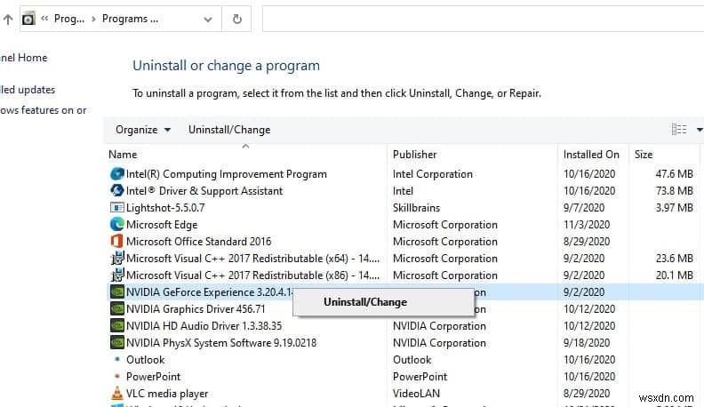 Đã giải quyết:Bảng điều khiển NVIDIA không mở sau khi cập nhật Windows 10 2022