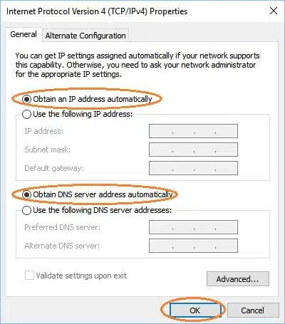 Đã giải quyết:DHCP không được bật cho kết nối cục bộ trong Windows 10