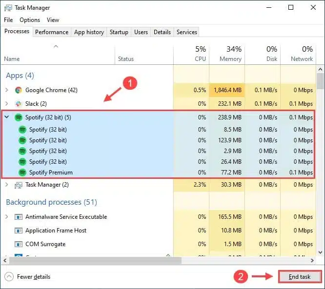 Spotify không mở hoặc không phản hồi trên Windows 10? Hãy khắc phục sự cố